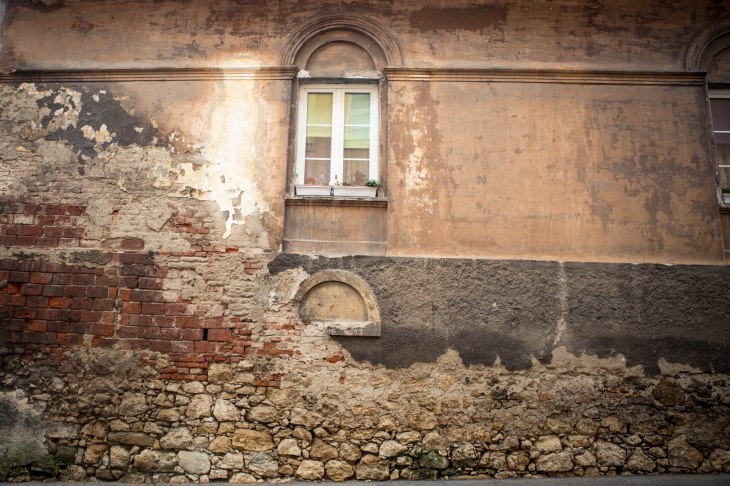 This wall was so interesting to me.  It almost looked intentionally distressed.